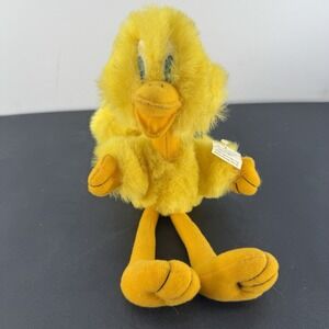 Toy Network 11" Plush Stuffed Animal Yellow Fluffy Duck Plush You